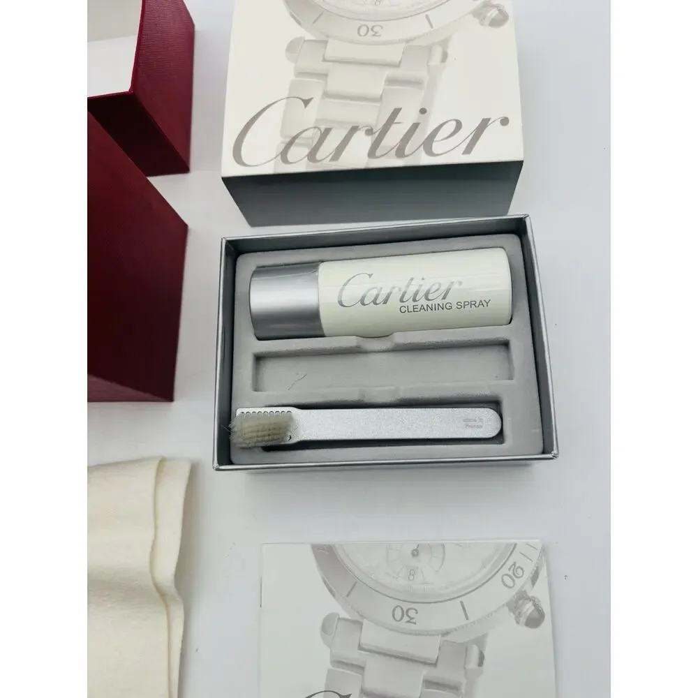 Branded Cartiér Red Empty Jewelry Box Set with Certificate & Outer Box VG Cond